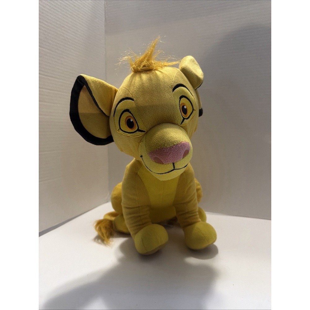 Disney The Lion King Simba Plush Stuffed Animal Just Play Yellow Cub Toy